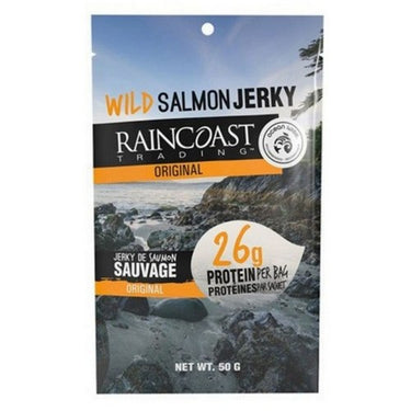 Wild Salmon Jerky Original 50 Grams (Case Of 24) by Raincoast Trading