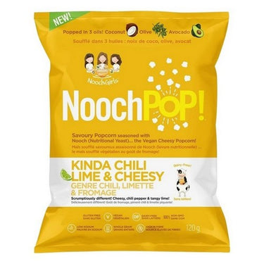 NoochPOP Kinda Chili Lime & Cheesy 120 Grams (Case Of 12) by NoochPOP