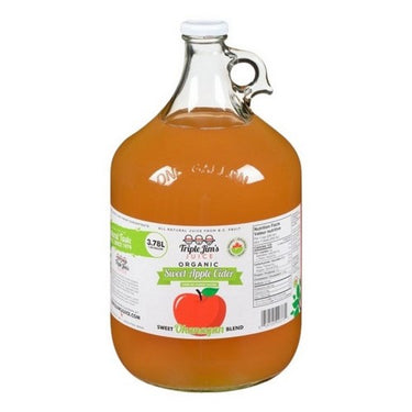 Organic Sweet Apple Cider 3.78 Litres (Case Of 4) by Triple Jims