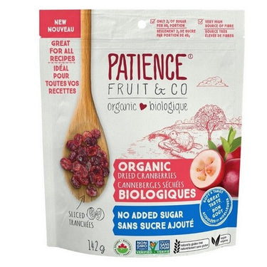 Organic Cranberries No Sugar Added 142 Grams (Case Of 8) by Patience Fruit & Co
