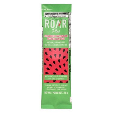 Vitamin & Electrolyte Drink Mix Strawberry Watermelon w/Zinc & Elderberry 7.18 Grams (Case Of 12) by Roar Organic