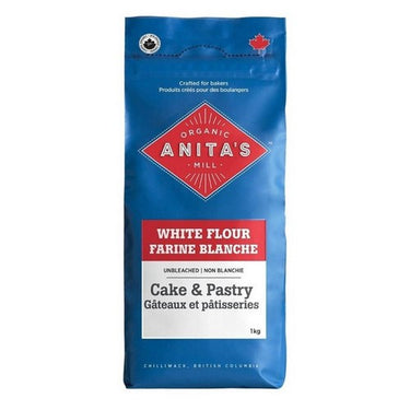 Organic Cake And Pastry Flour 1 kg (Case Of 4) by Anitas Organic