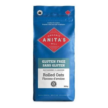Organic GF Oats Rolled Old Fashioned 900 Grams (Case Of 4) by Anitas Organic