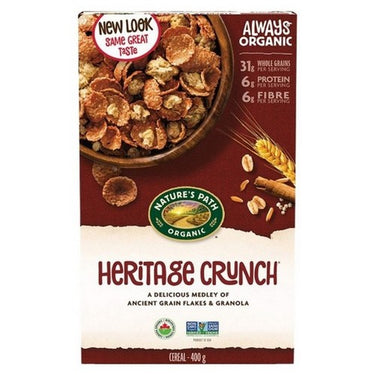 Organic Heritage Crunch 400 Grams (Case Of 12) by Natures Path