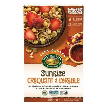 Organic Sunrise Crunchy Maple 300 Grams (Case Of 12) by Natures Path