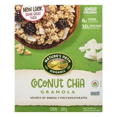 Organic Granola Coconut Chia 350 Grams (Case Of 12) by Natures Path