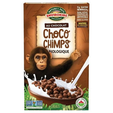 Organic Choco Chimps Chocolate 284 Grams (Case Of 12) by Envirokidz Organic