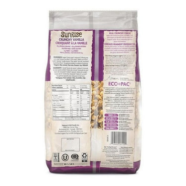 Organic Eco Pacs Sunrise Crunchy Vanilla 675 Grams (Case Of 6) by Natures Path