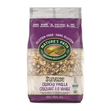 Organic Eco Pacs Sunrise Crunchy Vanilla 675 Grams (Case Of 6) by Natures Path