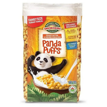 Organic Eco Pacs Panda Puffs Peanut Butter 700 Grams (Case Of 6) by Envirokidz Organic