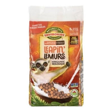 Organic Eco Pacs Leapin' Lemurs Peanut Butter & Chocolate 650 Grams (Case Of 6) by Envirokidz Organic