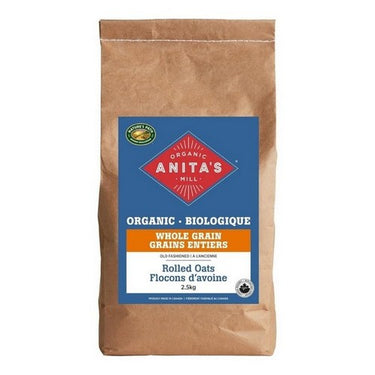 Organic Rolled Oats Old Fashioned 2.5 Kgs (Case Of 4) by Anitas Organic