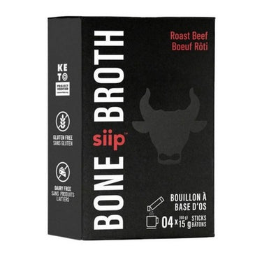 Bone Broth Dairy-Free Beef 4 X 15 Grams (Case Of 12) by SIIP