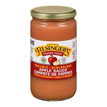 Organic Apple Sauce 750 Ml (Case Of 12) by Filsingers Organic Foods