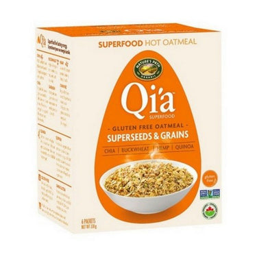 Organic Qi'a Superfood Gluten-Free Oats Superseeds & Grains 6 X 38 Grams (Case Of 6) by Qia