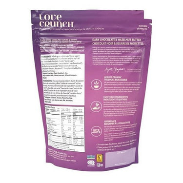 Organic Love Crunch Granola Dark Chocolate & Hazelnut Butter 300 Grams (Case Of 6) by Love Crunch
