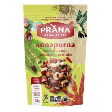 Organic Trail Mix Annapurna Almond/Goji/Cranberry 150 Grams (Case Of 8) by Prana