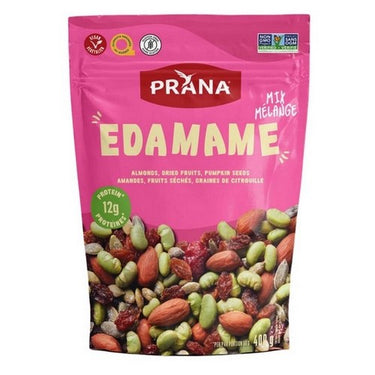 Mix Edamame Almonds Dried Fruit & Pumpkin Seeds 400 Grams (Case Of 12) by Prana