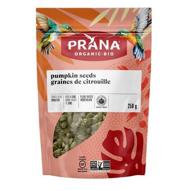 Organic Pumpkin Seeds Raw 250 Grams (Case Of 6) by Prana