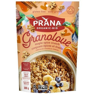 Organic Granola Cereal Maple Spice Crunch 300 Grams (Case Of 8) by Prana