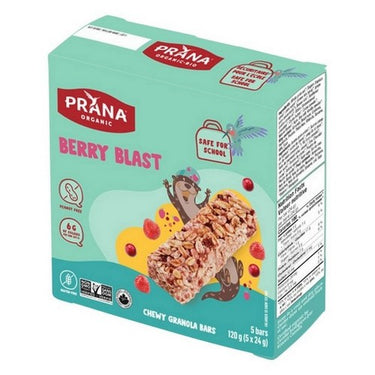 Organic Chewy Granola Bars Berry Blast 5 X 24 Grams (Case Of 12) by Prana