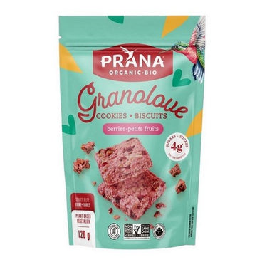 Organic Granolove Cookies Berries 120 Grams (Case Of 8) by Prana