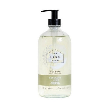 Dish Soap Bergamot & Lime 476 Ml (Case Of 8) by The Bare Home