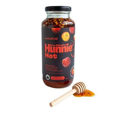Organic NEW Hunnie Plant-based Hot 460 Grams (Case Of 6) by BeeMindful Hunnie