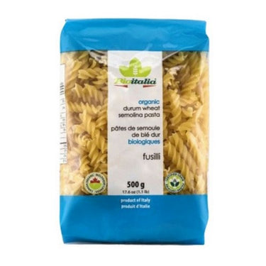 Organic Fusilli Durum Semolina 500 Grams (Case Of 12) by Bioitalia