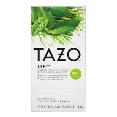 Green Tea Zen 20 Bags (Case Of 6) by Tazo
