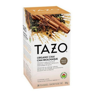 Organic Black Tea Chai 20 Bags (Case Of 6) by Tazo