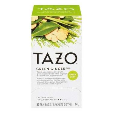 Green Tea Green Ginger 20 Bags (Case Of 6) by Tazo