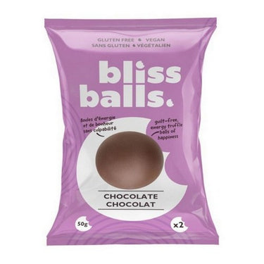 Bliss Balls Chocolate 50 Grams (Case Of 12) by Bliss Balls