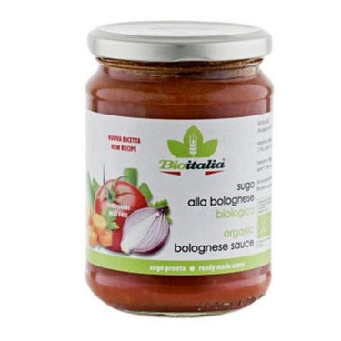 Organic Bolognese 358 Ml (Case Of 12) by Bioitalia