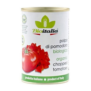 Organic Tomatoes Chopped 398 Ml (Case Of 12) by Bioitalia