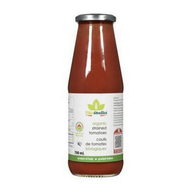 Organic Tomato Strained 700 Ml (Case Of 12) by Bioitalia