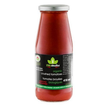 Organic Tomatoes Crushed Rustic Style 418 Ml (Case Of 12) by Bioitalia