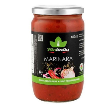 Organic Marinara 660 Ml (Case Of 8) by Bioitalia