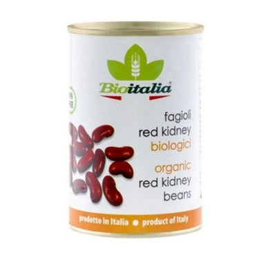 Organic Red Kidney Beans 398 Ml (Case Of 12) by Bioitalia