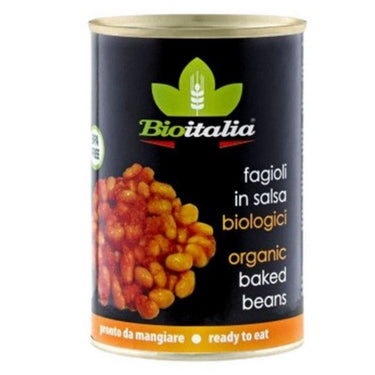 Organic Baked Beans 398 Ml (Case Of 12) by Bioitalia