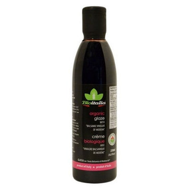 Organic Balsamic Glaze 250 Ml (Case Of 12) by Bioitalia