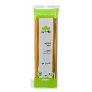 Organic Spaghetti Vegetable (Tri-colour) Durum Semolina 500 Grams (Case Of 20) by Bioitalia