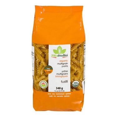 Organic Fusilli Multigrain 340 Grams (Case Of 12) by Bioitalia