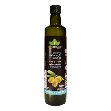 Organic Olive Oil Extra Virgin 500 Ml (Case Of 6) by Bioitalia