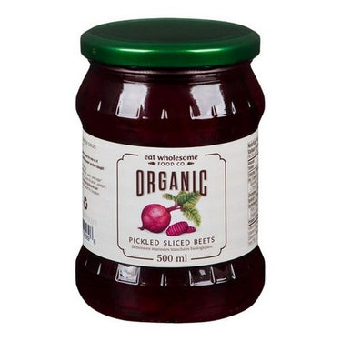 Organic Pickled Beets Sliced 500 Ml (Case Of 12) by Eat Wholesome