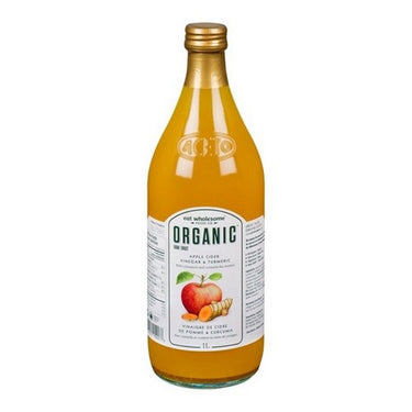 Organic Apple Cider Vinegar & Turmeric Raw 1 Litre (Case Of 12) by Eat Wholesome