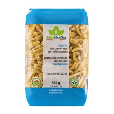 Organic Caserecce Durum Semolina 500 Grams (Case Of 12) by Bioitalia