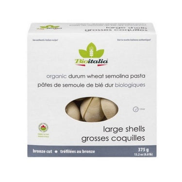 Organic Large Shells Durum Semolina 375 Grams (Case Of 12) by Bioitalia