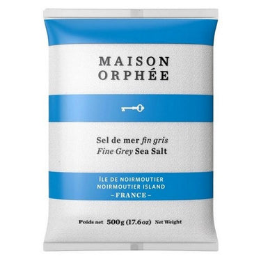 Sea Salt Grey Fine 500 Grams (Case Of 12) by Maison Orphee