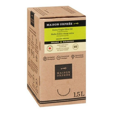 Organic Olive Oil Extra Virgin Delicate 1.5 Litres (Case Of 4) by Maison Orphee